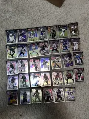 2024 Topps Chrome Football Rookies 34 Lot Corum Worthy Nabers Alt Bowers Latu +