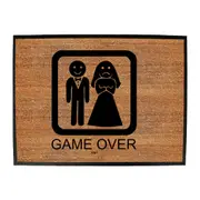 Game Over Sad Bride - Funny Novelty Doormat Man Cave Floor mat