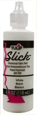 Tulip Dimensional Fabric Paint 4oz Slick - White