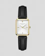 [Rosefield] Rosefield Women's Octagon Xs Watch in White/Black/Gold One Size White/Black/Gold