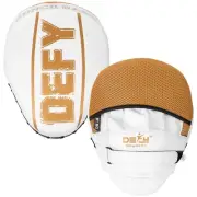 DEFY New Challenger Punching Mitts Kickboxing MMA Target Curved Focus Pad GOLDEN
