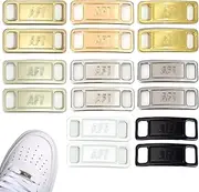 [GYHWOFUL] Af1 Metal Tag 8 Pairs, Fashion Sneaker DIY Kits, Metal Shoelaces Buckle, Air Force 1 Day for Sports Shoes, Casual Shoes, Canvas Shoes, Hiking Shoes