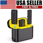 Wireless Lavalier Microphones for iPhone Adaptive Noise Cancellation