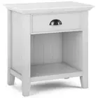 Acadian SOLID WOOD 24 inch Wide Rustic Bedside Nightstand Table