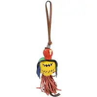 在飛比找ETMall東森購物網優惠-LOEWE 品牌LOGO拼色鸚鵡造型牛皮鑰匙圈吊飾