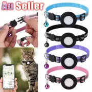 Adjustable Cat Collar Reflective Small Pet Cat Collar Strap for Apple Air Tag AU