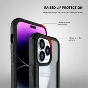 Tough On iPhone 14 Pro Case Iron Shield Black