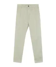 Drawstring casual pants 30 green