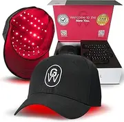 Hair Growth Laser Cap - Red Light Therapy Hair Growth - Laser Cap Hair Regrowth For Women and Men - Laser Hair Growth Cap - LED Hair Growth Hat - 650 nm Red Light Therapy for Hair Loss -Black