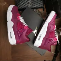 在飛比找蝦皮購物優惠-現貨 Air Jordan 4 Gs Berry Pink 