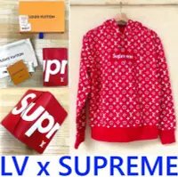 在飛比找Yahoo!奇摩拍賣優惠-BLACK近全新LOUIS VUITTON x SUPREM