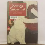 二手書📗英文繪本SANTA'S SNOW CAT//ANNE MORTIMER//節日