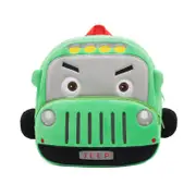 Nevenka School Bag Jeep Styling Cartoon Cool Plush Backpack for Toddler 2-4 Years