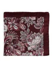 [Dom Bagnato] Floreale Silk Pochette in Red