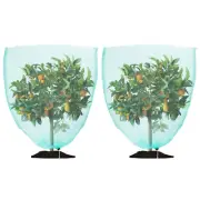 2-Pack Garden Plant Netting, 3.3 x 4.9 Feet Fruit Trees Bird Netting [Green]