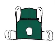 Sling One-Piece w/Commode Opening &Position Strap Medium