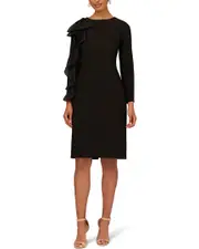 Aidan Mattox Lame Satin Jacquard Ballgown