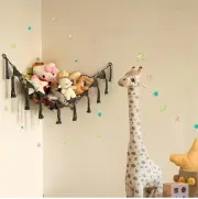 Macrame Stuffed Animal Storage Hammock Ideas Display, Pet Hanging Corner Net Toy