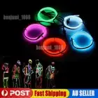 5X1M Flexible Neon LED Light Glow EL Wire String Party Strip Rope Costume Props