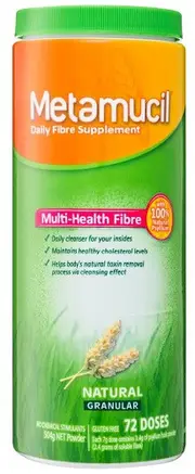 Metamucil Fibre Supplement Natural Granular 72 Doses
