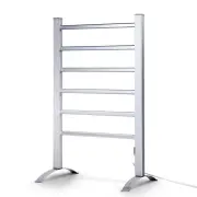 Electric Heated Towel Rail Rails Warmer Rack Aluminium Bar Bathroom