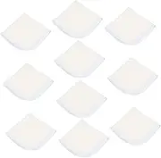 Hoement 10pcs Infants Cotton Towels Saliva Towels Newborn Handkerchief Facial Towels