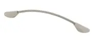 5" Modern Individual Twisted Cable Pull Satin Nickel PN4111-SN-C