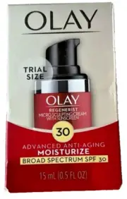 Olay Regenerist Micro-Sculpting Cream SPF30 (15 mL - 0.5 Oz) New!