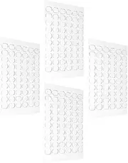 UTHCLO Non-Trace Adhesive Dots 240 Pack Round Sticker Labels Double Sided Craft Adhesive Dots Sticky Tape Hooks for Art