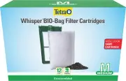 TETRA WHISPER BIO-BAG DISPOSABLE FILTER CARTRIDGES UNASSEMBLED medium12 PACK New