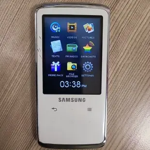 Samsung YP-Q2 MP3/MP4多媒體播放器，附資料傳輸線，可以透過傳輸線用電腦管理播放器。