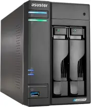 Asustor Lockerstor 2 Gen 2 AS6702T | 2 Bay NAS, Quad Core 2.0GHz CPU, 4 M.2