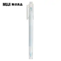 在飛比找PChome24h購物優惠-【MUJI 無印良品】附窗螢光筆/藍(J)