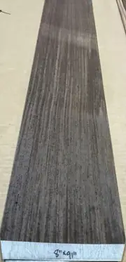 Wenge African Quarter Cut wood veneer 8" x 91" raw no backing 1/42'' thickness