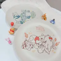 在飛比找蝦皮購物優惠-<PGS7>韓國大創 迪士尼 小熊維尼 美耐皿 大圓盤 餐盤