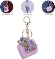 AirPods Case 1st Gen 2nd Gen Soft Silicone Protective Key Chain Elephant