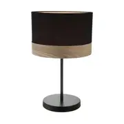Theresa Black Drum Scandinavian Table Lamp