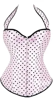 [OFFSUM] Women's Sexy Corset - Fashion Lace Up Halter Adjustable Lingerie Vest Top Sleeveless Waist Trainer Party Club Backless Shapewear Clothing