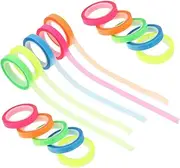 ARTIBETTER 15Rolls Removable Fluorescent Highlighter Tape Multi Use Colored Page Markers for Easy Annotation and Note Indexing for Books and Study Materials