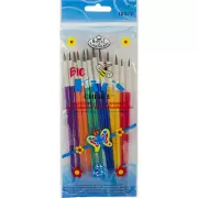 Big Kid's Choice Arts & Crafts Brush Set 12/Pkg