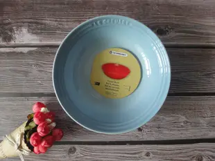 全新 LE CREUSET 瓷器早餐穀片碗  穀片碗 湯碗 飯碗 雪紡粉 迷迭香綠 薔薇粉 17cm 16cm