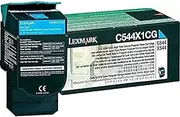 Lexmark C544/X544 C544X1CG Extra High Yield Return Program Toner Cartridge (Cyan)