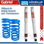 Rear Raised Gabriel Ultra PLUS Shocks Lovells Springs for Patrol GQ Y60 Hardtop