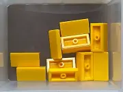 LEGO Parts - Bright Light Orange Slope 30 1 x 2 x 2/3 - No 85984 - QTY 10