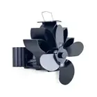 Heat Powered 4 Blade Stove Fan Flue Pipe,Silent Chimneys Fireplace Fan for Wood