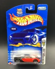 Hot Wheels Bugatti Veyron 2003 First Editions 18/42 Red & Black Free Protector