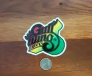 Vintage Style Rasta Gullwing Skateboard Trucks Red Yellow Green Sticker 3.5" 3C
