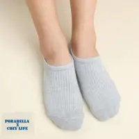 在飛比找momo購物網優惠-【Porabella】日系襪女 素色襪 素色隱形襪 女襪 襪