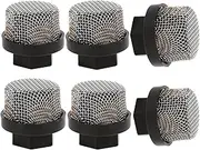 [ZLIANGQ] 246385 Hose Inlet Strainer Filter Inlet Suction Strainer Mesh Filter for Graco Ultra 390 395 495 Airless Paint Spray Guns, fits Wagner Spraytech Titan Paint Pumps (6-Pack)