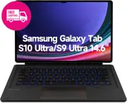 Galaxy Tab S10/S9 Ultra Keyboard Case – 14.6", Backlit, Trackpad, S Pen Slot